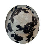 Printed Lapin Felt Deep Derby Hat - JOSIE Hat Reinhard Plank