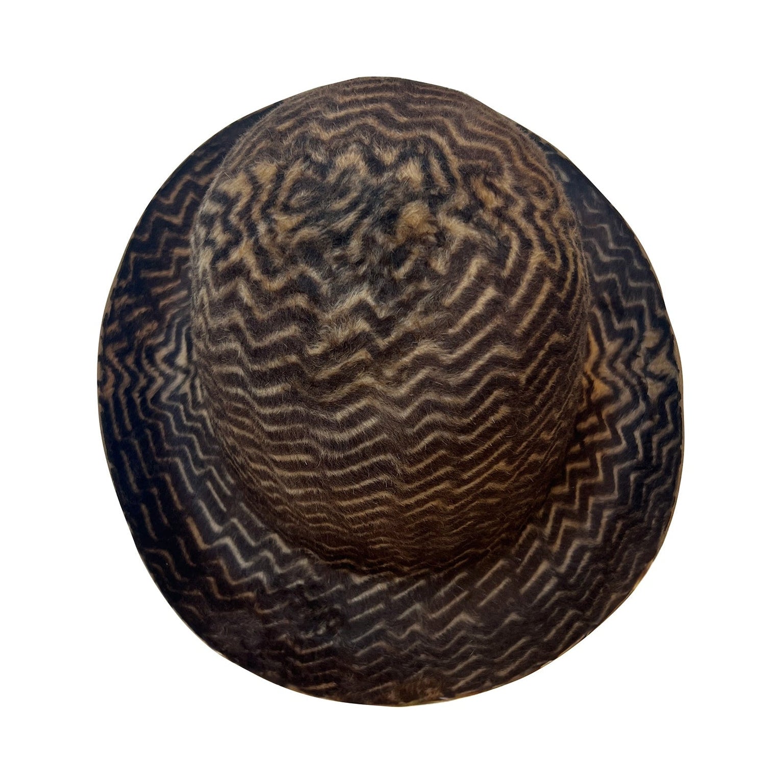 Printed Lapin Felt Deep Derby Hat - JOSIE Hat Reinhard Plank