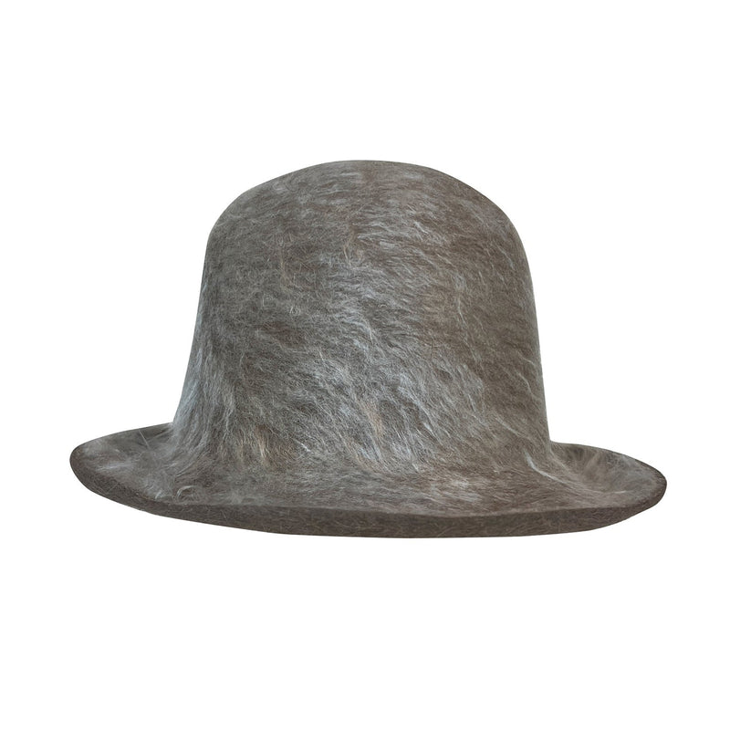 Long Hair Lapin Deep Derby Hat - AURORA Hat Reinhard Plank Oat Lapin OS