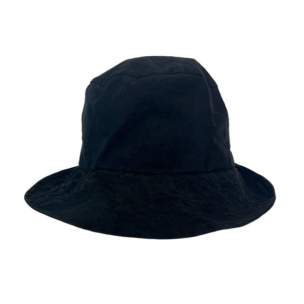 Crinkle Washed Bucket Hat - MILLIE Hat Reinhard Plank Black OS