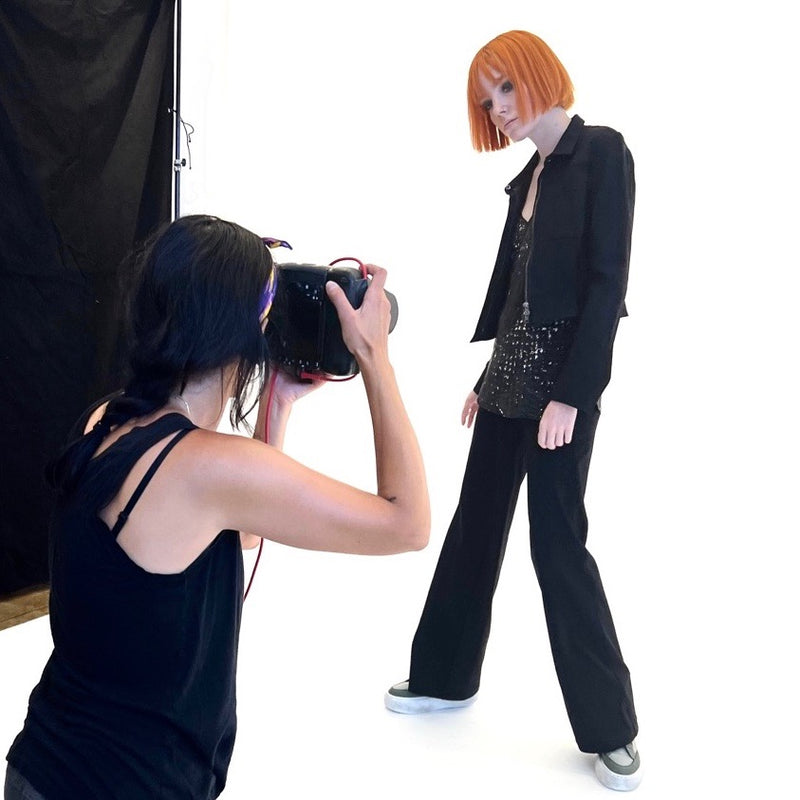 Behind the Scenes of Elaine Kim's Fall One Collection Photoshoot in Studio 