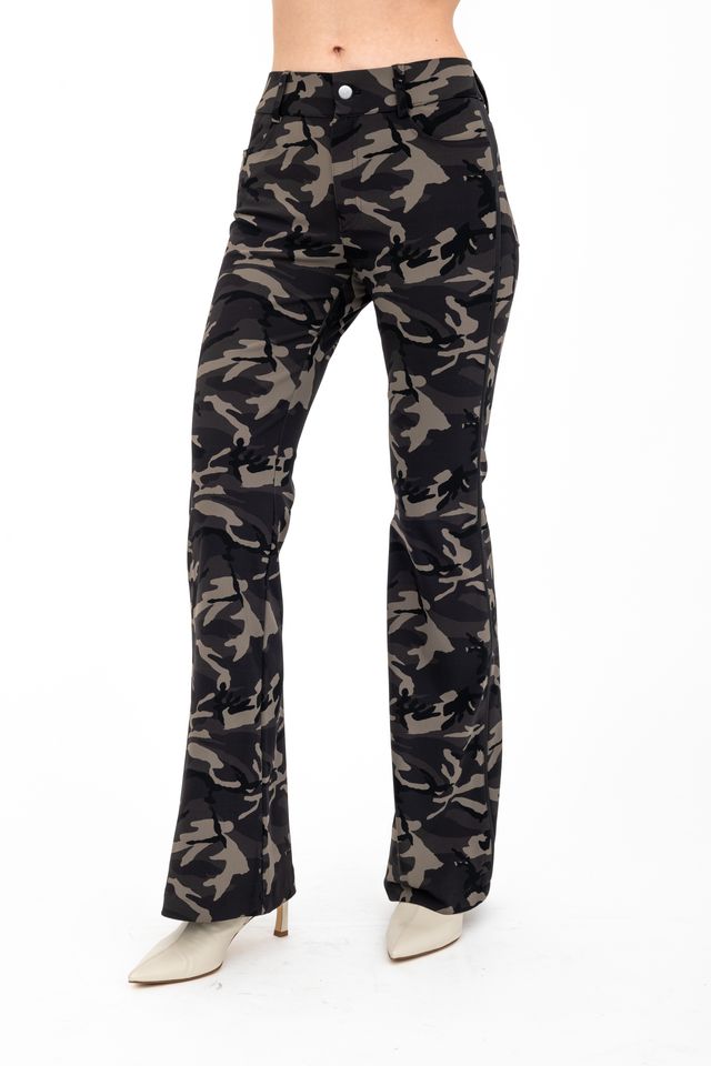 Tech Stretch Jean Flare Pant - TIMOTHY Camo Pant STYLEM   