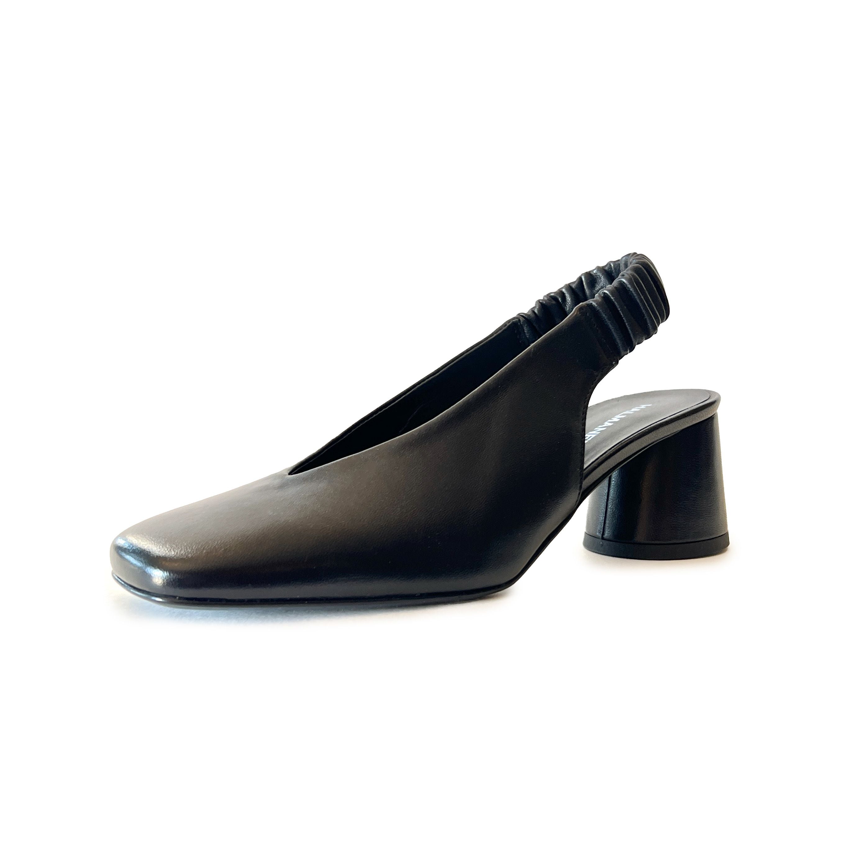 Square Toe Slingback Pumps - CALA63 Shoes Halmanera