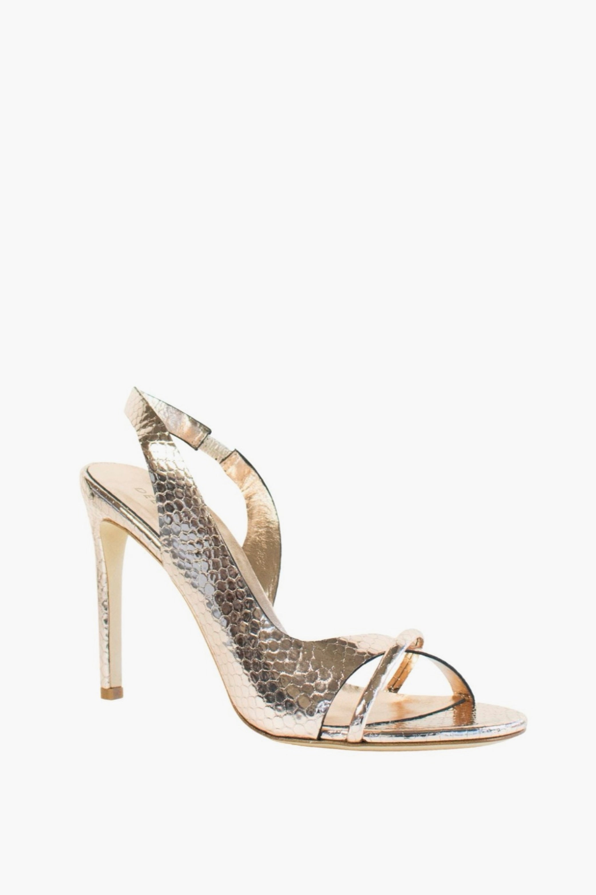 Metallic Stiletto Sandal