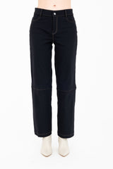 Tech Stretch Relaxed Jean Pant with Denim Contrast Stitching - ASHER H24 Pant STYLEM   