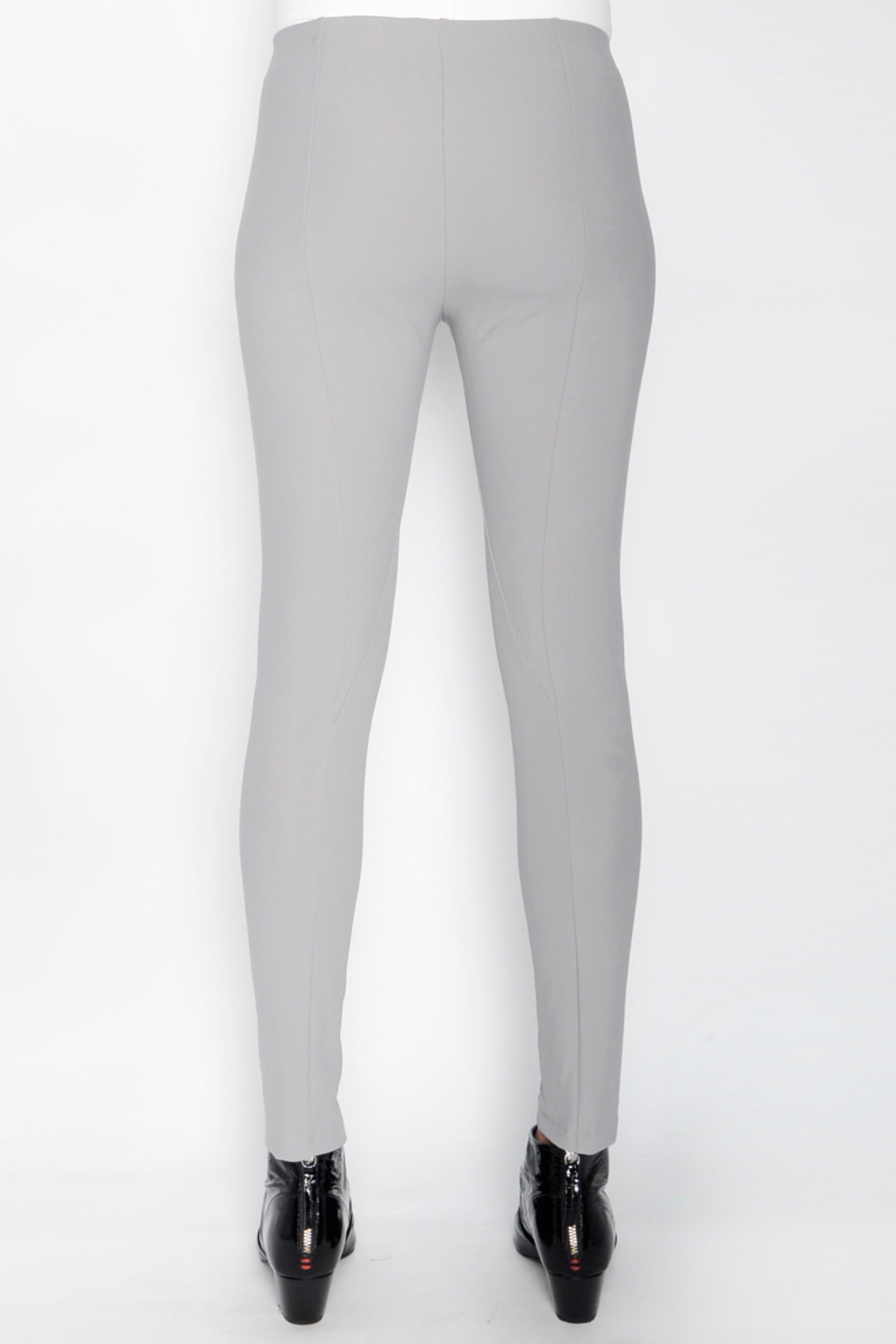 Gray leggings on a white background