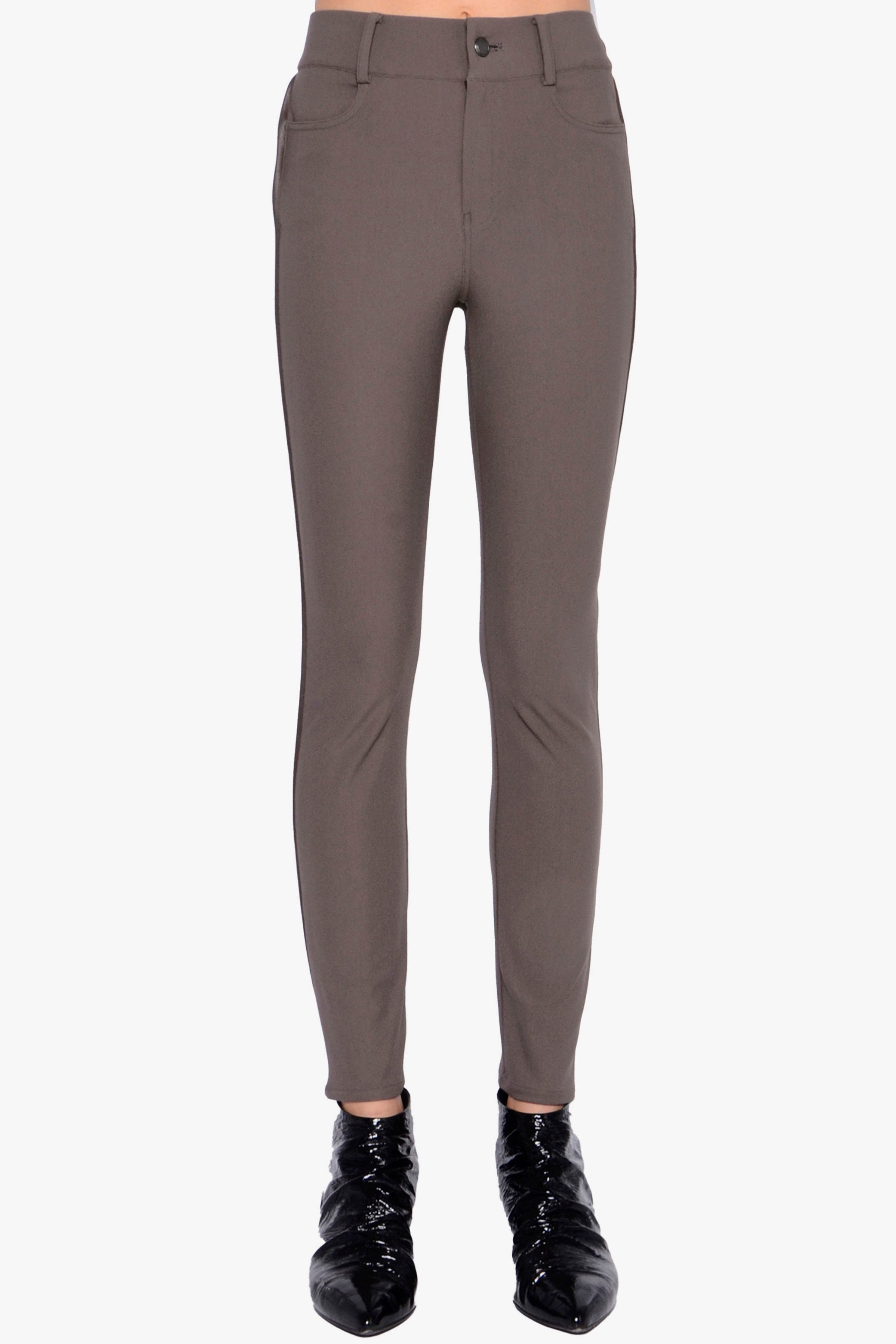 Gray pants on a white background