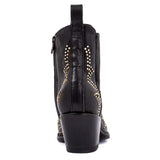 Cowboy Pointed Toe Ankle Boots - Rancher Shoes Mexicana