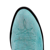 Cowboy Round Toe Mules - Turquoise Shoes Mexicana