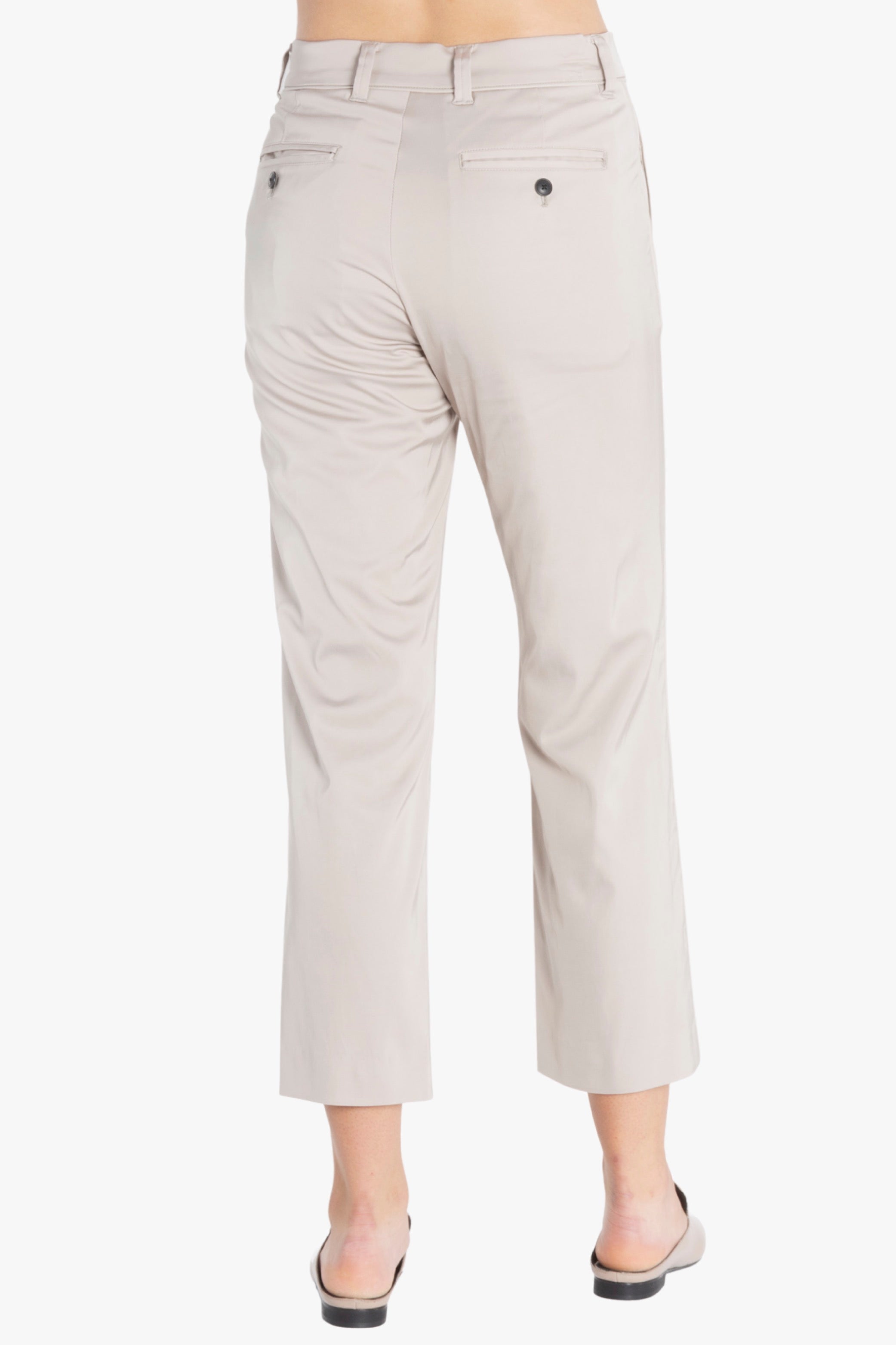 High Power Cupro Cropped Boy Trouser