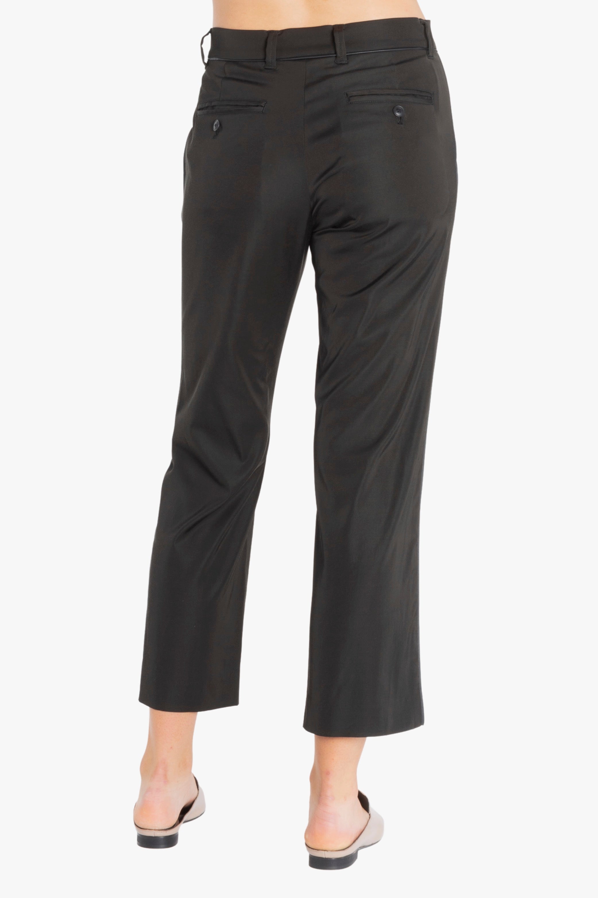 High Power Cupro Cropped Boy Trouser