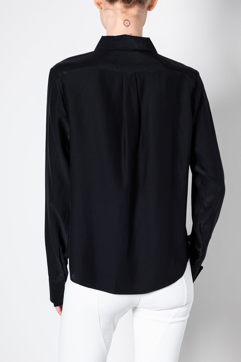 Silk Shirt With Wrap Snap - URSALA CORE Shirt General Orient   