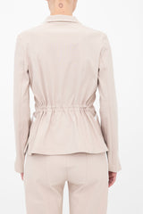 Tech Stretch Short Notched Collar Blazer with Contrast Stripe - BEXLEY Jacket GENERAL ORIENT