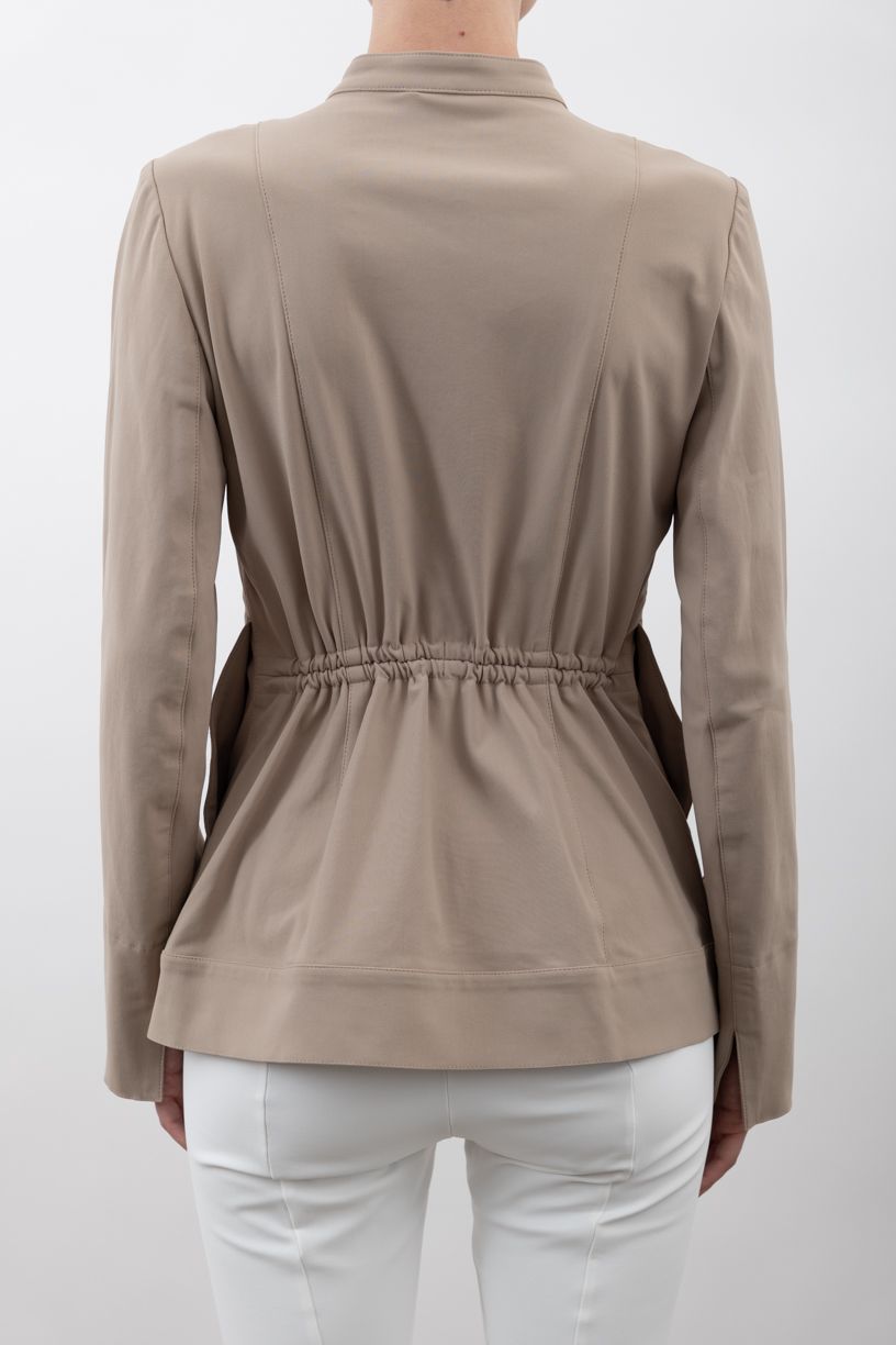 Tech Stretch Moto Jacket with Waist Drawstrings - VERACRUZ Jacket STYLEM   