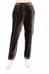 Silk Velvet Pant with Faux Fly - ATTICUS H24 Pant GENERAL ORIENT   