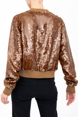 Sequins Bomber Jacket - AMARANTE H24 Jacket GENERAL ORIENT   