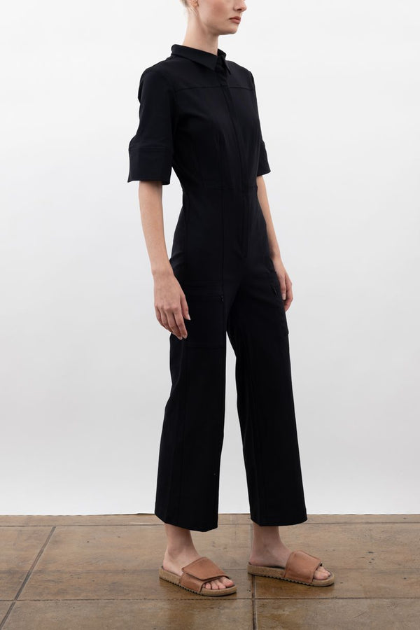 Tech Stretch Cropped Utility Jumpsuits - VANCOUVER Jumpsuit STYLEM   