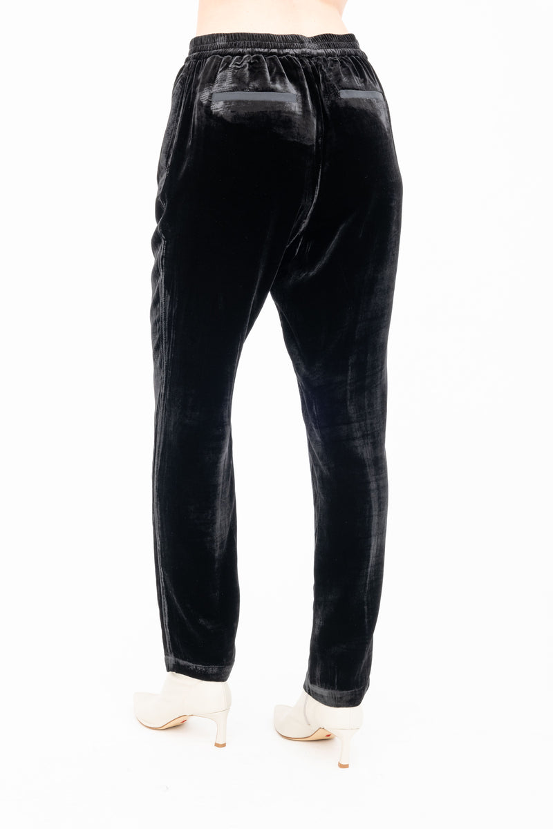 Silk Velvet Pant with Faux Fly - ATTICUS H24 Pant GENERAL ORIENT   