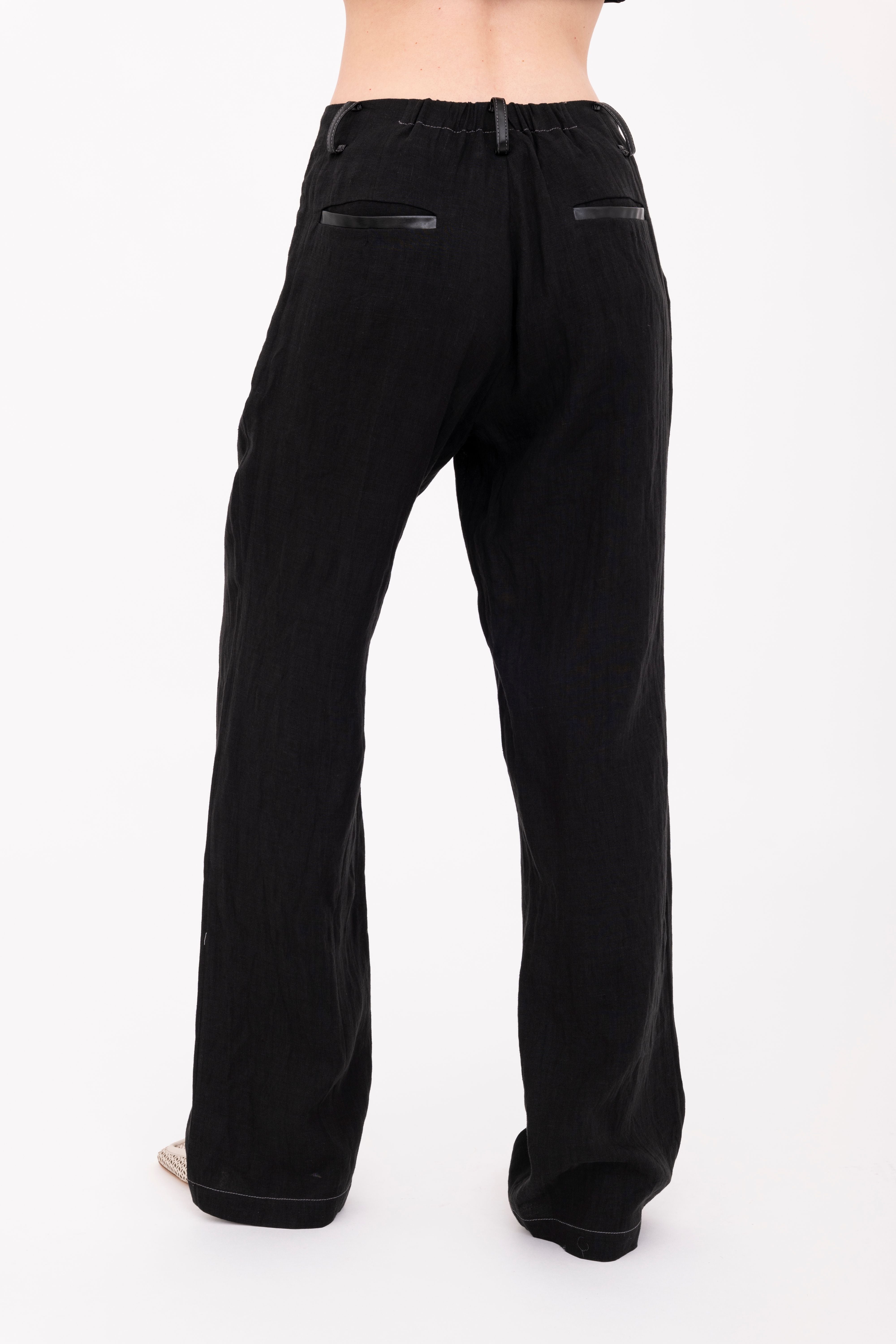 French Linen Relaxed Pants - BARIX Pant GENERAL ORIENT