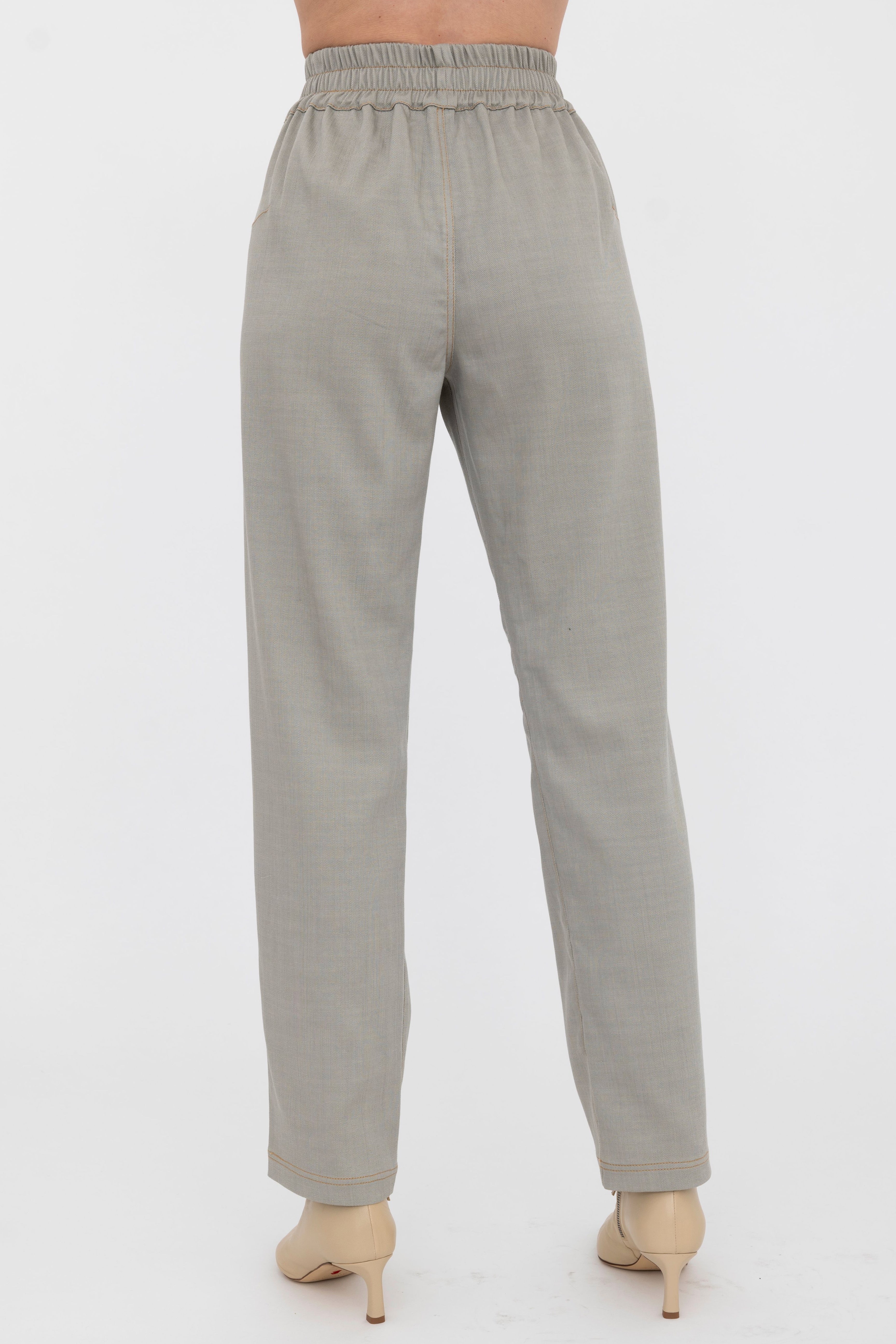 Eco Slub Denim Relaxed Straight Leg Pant - BRYCE Pant GENERAL ORIENT