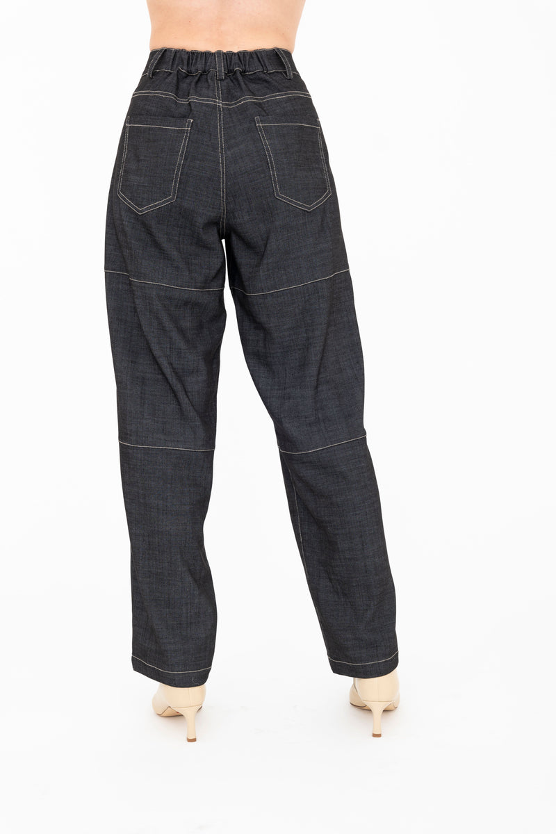 Eco Slub Denim Barrel Pant - BERKELEY Pant GENERAL ORIENT