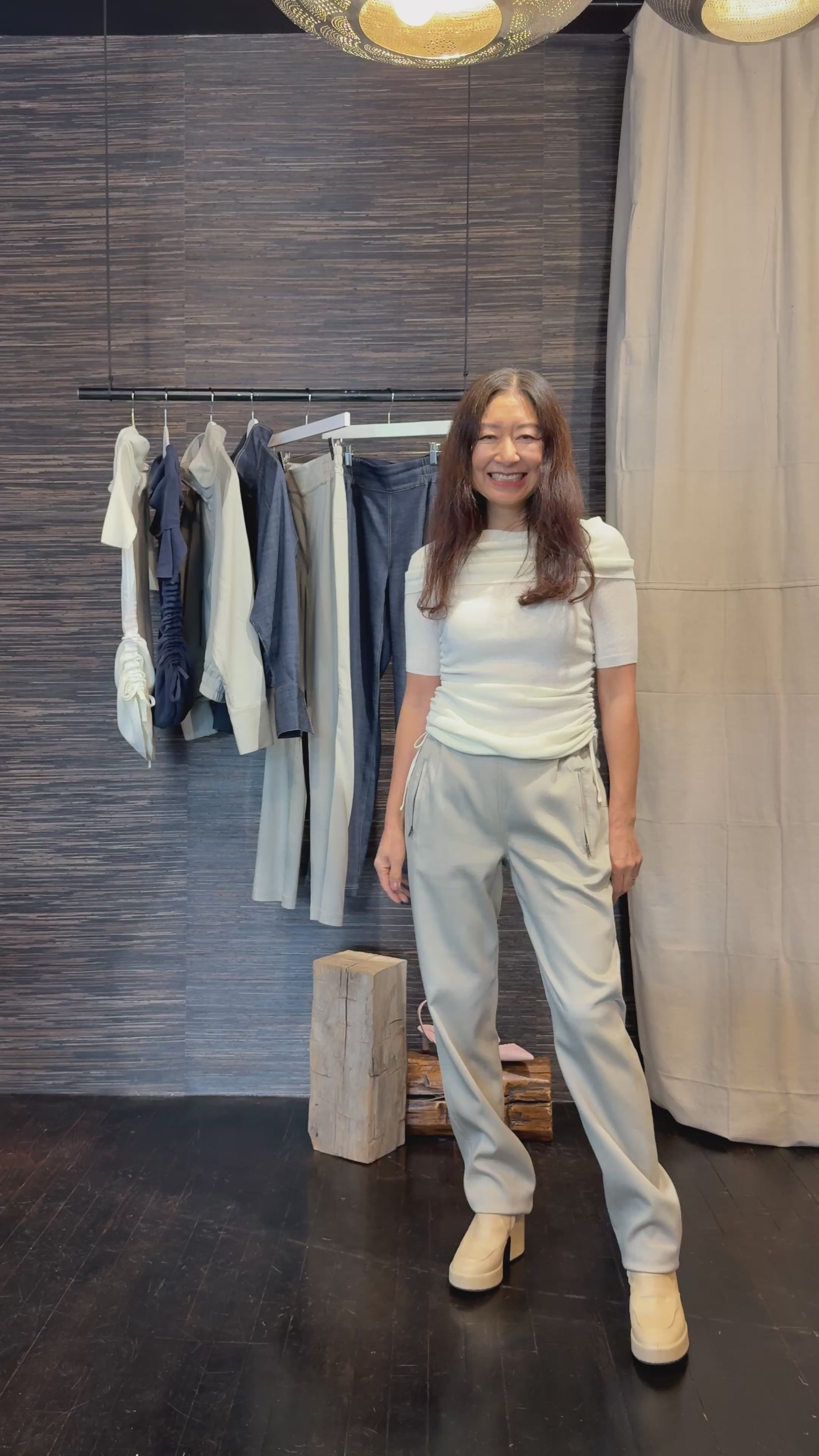 Eco Slub Denim Relaxed Straight Leg Pant - BRYCE Pant GENERAL ORIENT