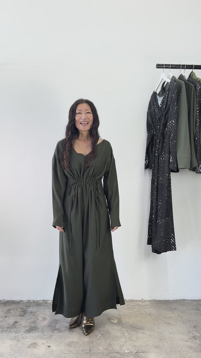 Silk Reversible Easy Jumpsuit - WINSTELLE Jumpsuit General Orient