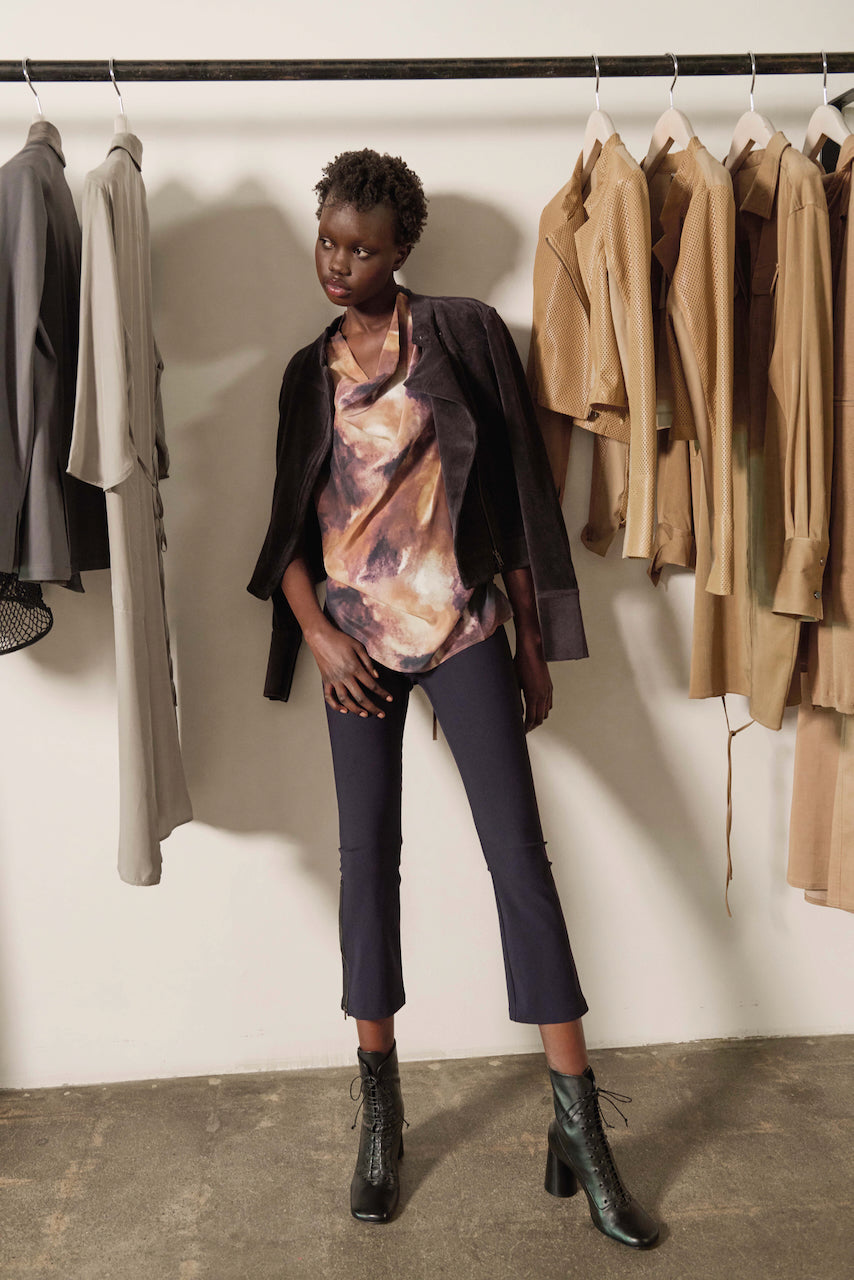 Tech Stretch Cropped Side Zip Pant - MITRA FA24 Pant STYLEM