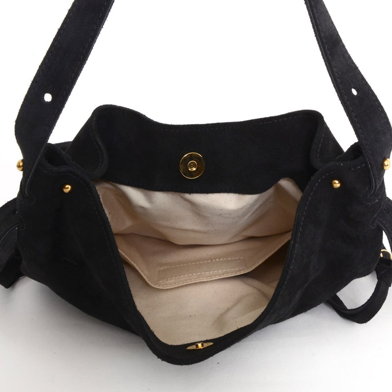 Adjustable Suede Hobo Shoulder Bag Bag Oliveve   