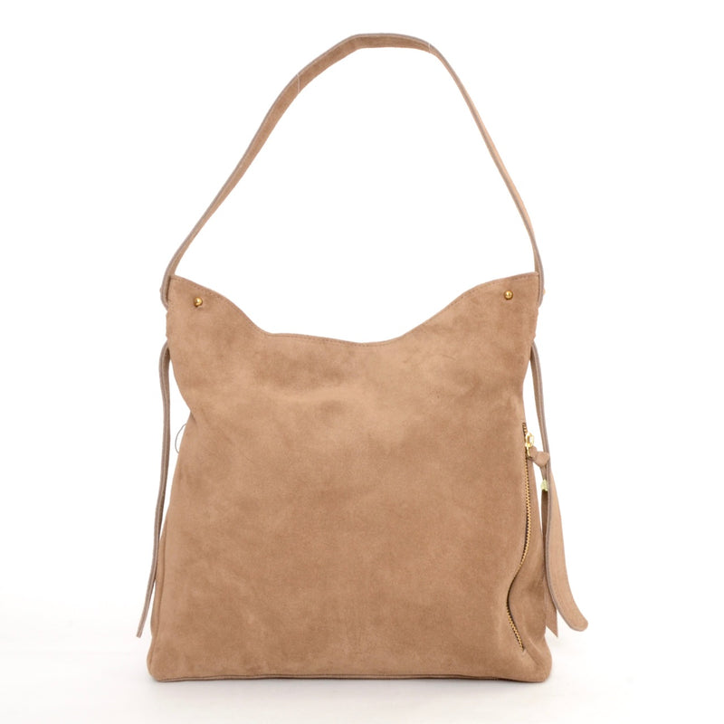 Adjustable Suede Hobo Shoulder Bag Bag Oliveve Amphora OS 
