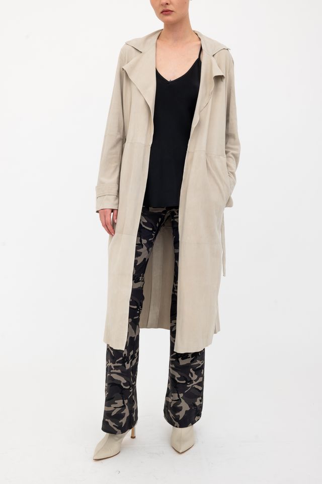 Suede Leather Dust Coat Coat GIMO's   