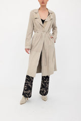 Suede Leather Dust Coat Coat GIMO's Frost S 