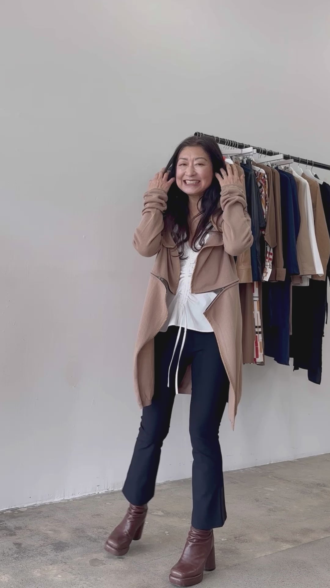 Cotton Sweater Hooded Zip Off Cardigan - WILLOUGHBY Sweater STYLEM