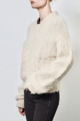 Alpaca Cable Zip Jacket - SPENCER Jacket STYLEM   