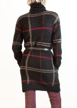 Alpaca Jacquard Midi Cardigan - TENNESSEE Sweater STYLEM   