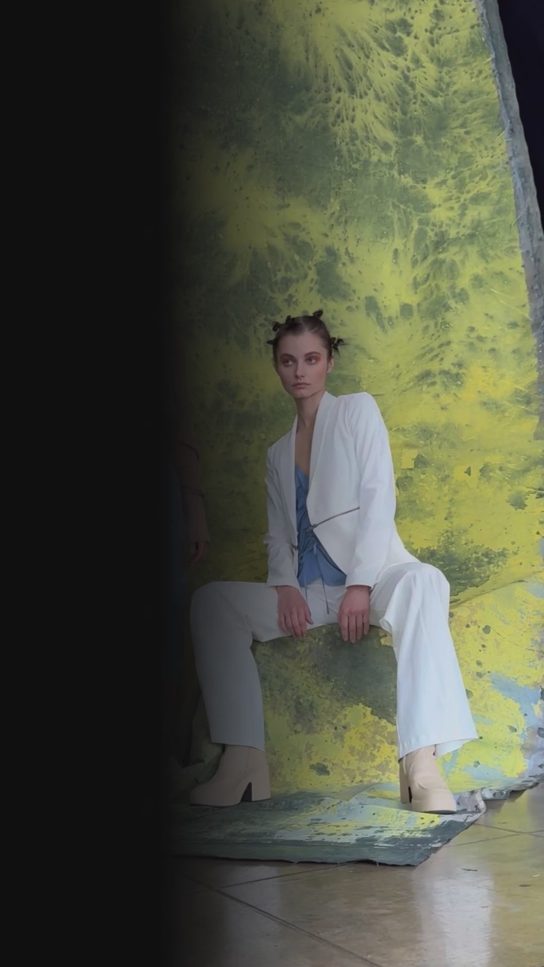 Organic Cotton Bias Dress w/ Drawstrings - UMA Dress STYLEM