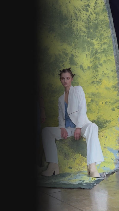 Organic Cotton Bias Dress w/ Drawstrings - UMA Dress STYLEM