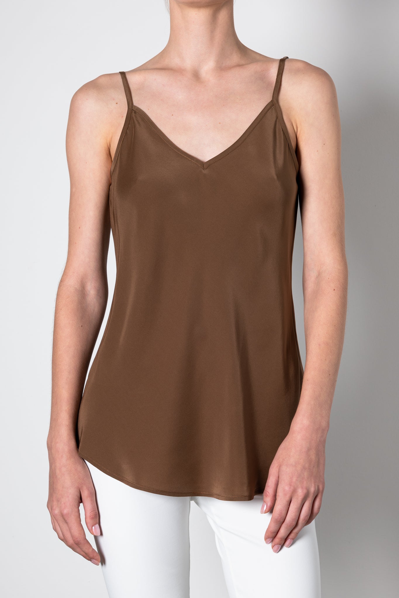 Silk Bias Camisole - HENRIETTA SP3 Top General Orient Chai P 