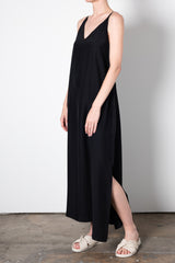 Silk Spaghetti Strap Maxi Dress - ULYSSA Dress General Orient   