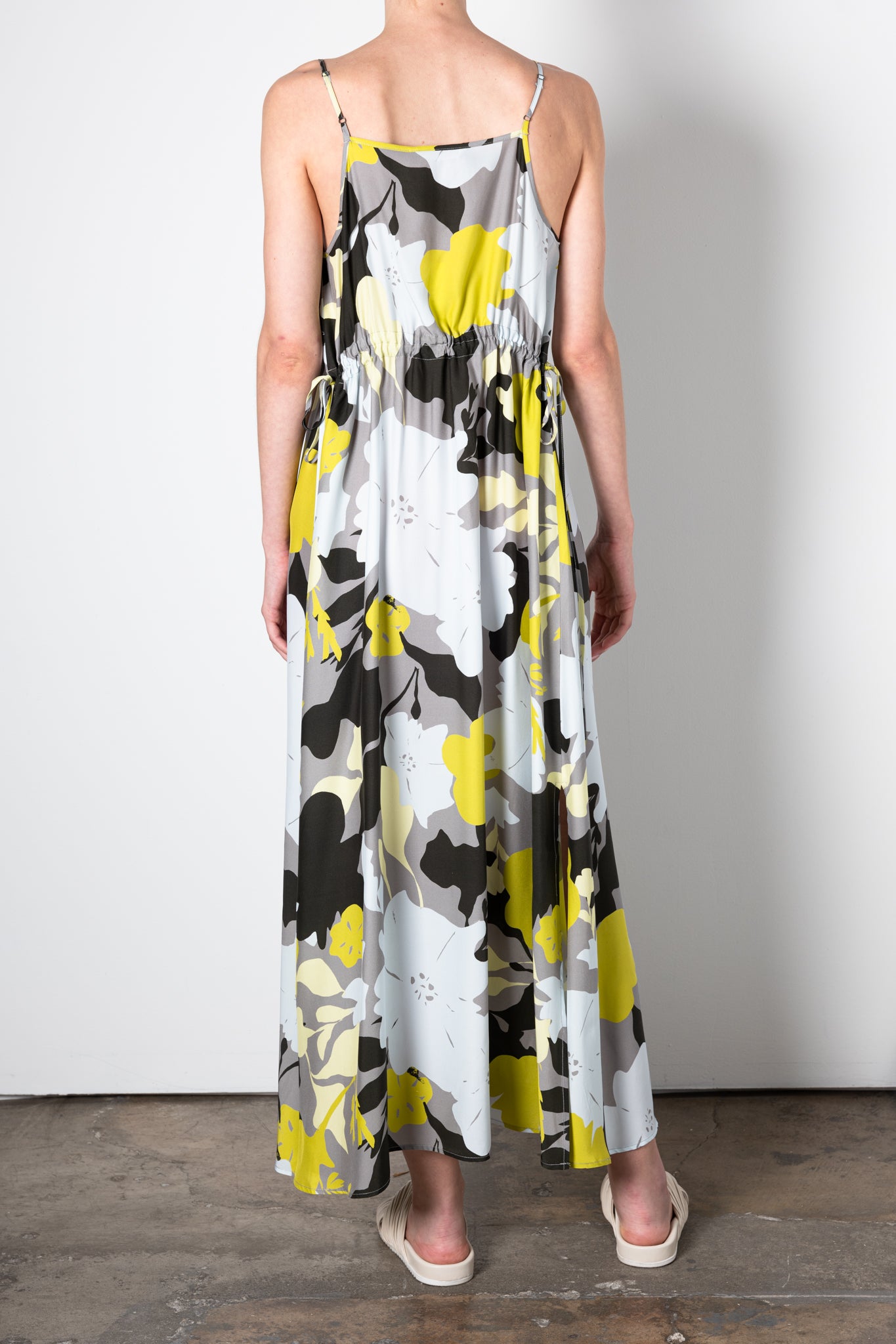 Silk Spaghetti Strap Maxi Dress - ULYSSA Dress General Orient   