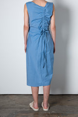 Organic Cotton Bias Dress w/ Drawstrings - UMA SP23 Dress STYLEM   