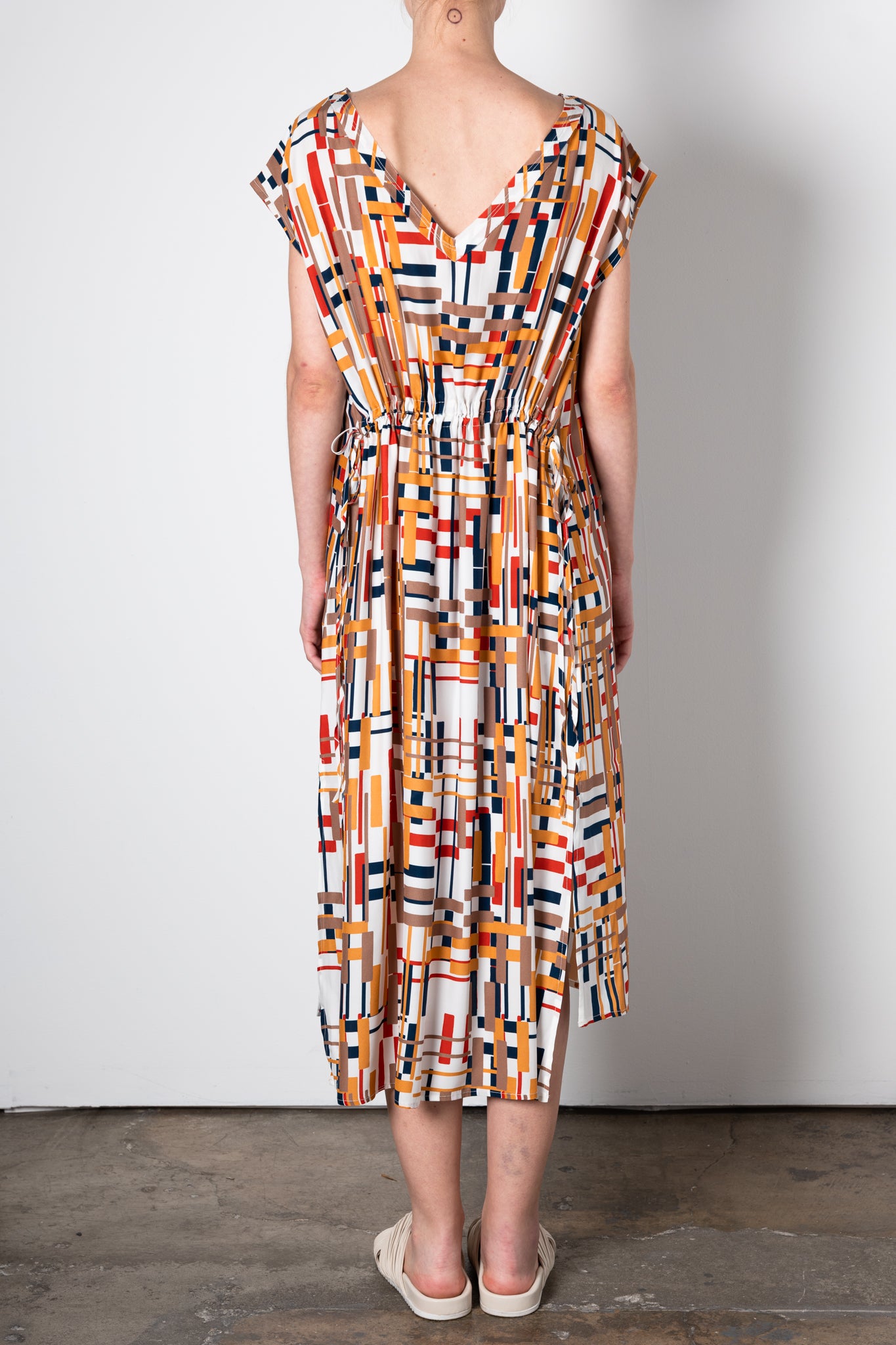 Silk Tee Dress w/ drawstrings - URIELA Dress General Orient   