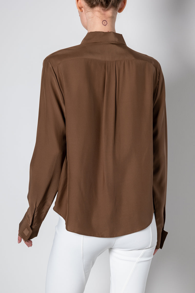 Silk Shirt With Wrap Snap - URSALA1 Shirt General Orient   