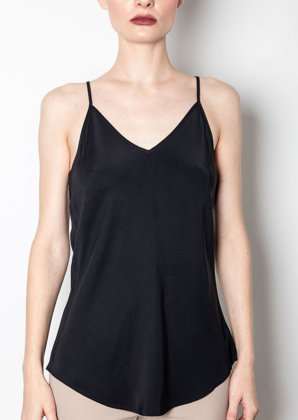 Silk Bias Camisole - HENRIETTA CORE Top GENERAL ORIENT Black P 