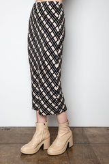 Silk Bias Midi Skirt - REGAN FA/H Skirt GENERAL ORIENT   