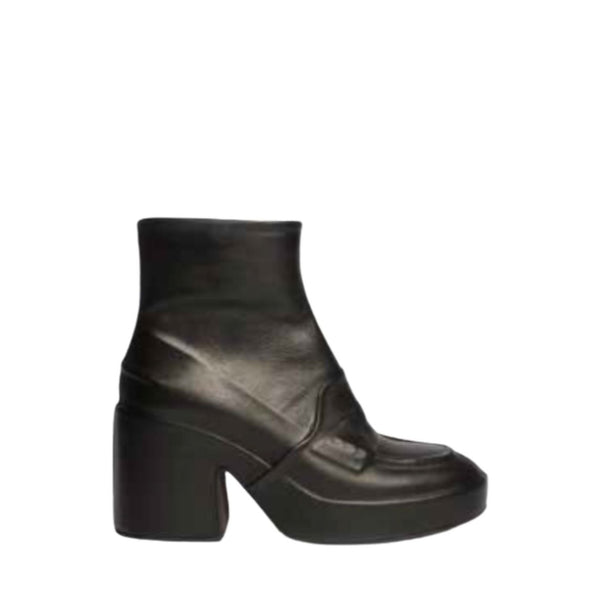 Leather Ankle Platform Boots Berlino Shoes Del Carlo Black 36 