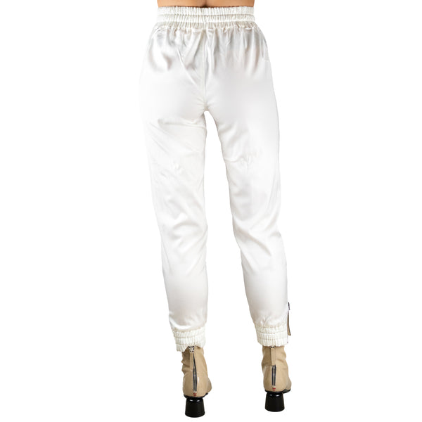 High Power Cupro Jogger w/Leather Trim -TRUDY SUM22 Pant STYLEM   
