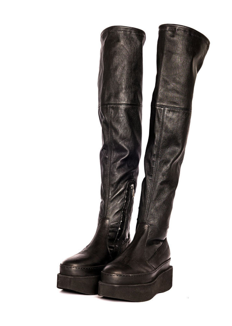Over The Knee Platform Boots by LOFINA  C6ix Shoes   