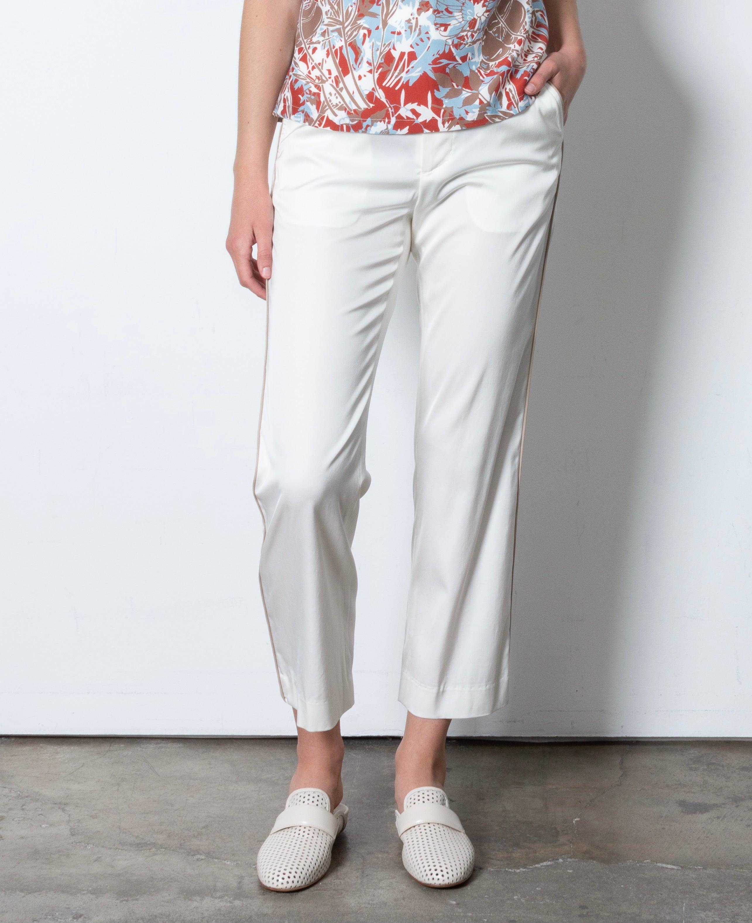 High Power Cupro Cropped Trouser -TARIKA Pant STYLEM