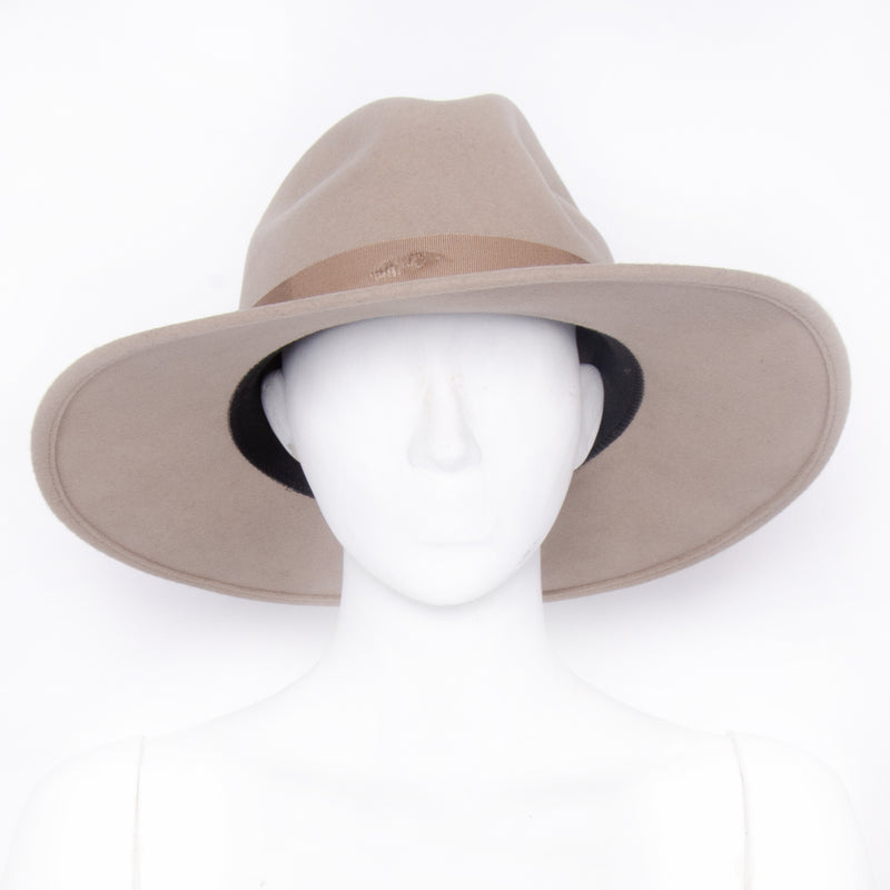 Wool Fedora Hat - DALLAS Hat Lovely Bird dust Medium 